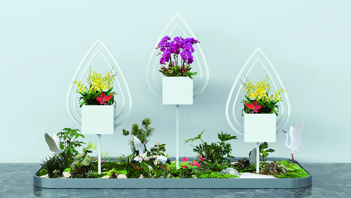 室内租赁组合花箱